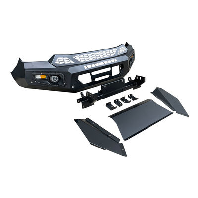 Install Original Car Hole Off Road Steel Heavy Duty Winch Bumper Guard for ISUZU Dmax