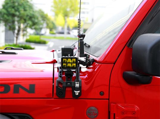 2016-2018 Wrangler Light Mounting Brackets with CNC Machined Aluminum Construction