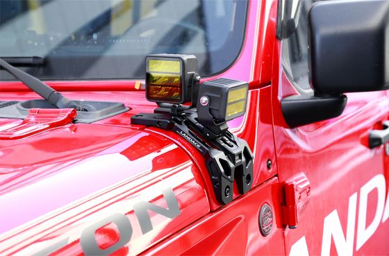 Jeep Wrangler JL Fog Light Mounting Brackets with CNC Machining Technology