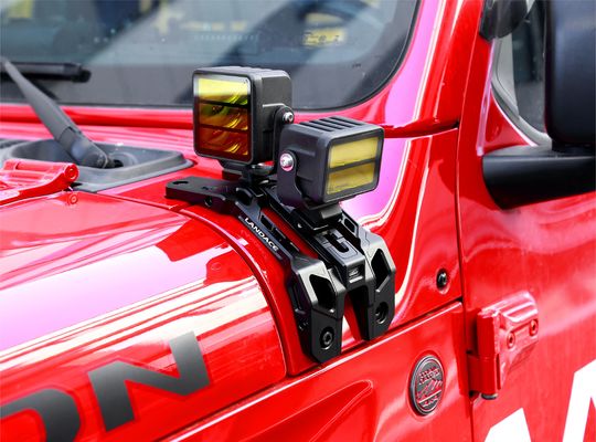 Jeep Wrangler JL Fog Light Mounting Brackets with CNC Machining Technology