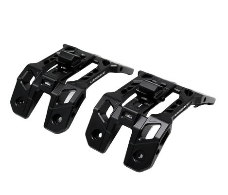 Aluminium Alloy Silver Light Mounting Brackets for Off-Road Vehicles CNC Machining