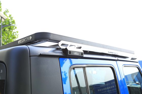 Easy to Install Black Roof Rack for Jeep Off-Road 4x4 Customized Rain Gutter Mounting