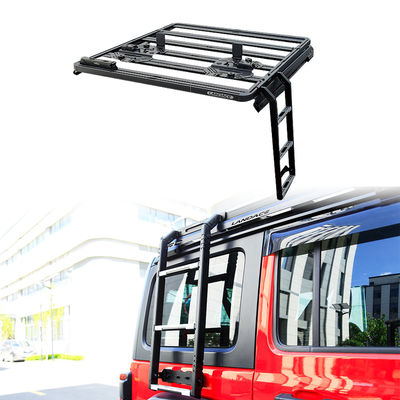 2018- Jeep Wrangler JL Off Road 4X4 Side Extension Ladder for Pickup Black Capability