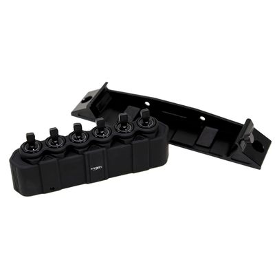 ISO9001 2015 Certified 6 Gang Aluminum Rocker Switch Panel for Auto Parts Wireless Control