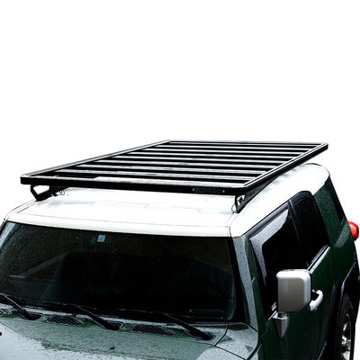 FJ Cruiser Roof Rack Customized Aluminium Alloy Luggage Rack with Back Bone Mounting