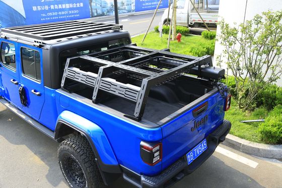 Adjustable 4x4 Aluminium Alloy Cargo Roll Bar Truck Bed Rack with Road Shower for Pick Up Truck