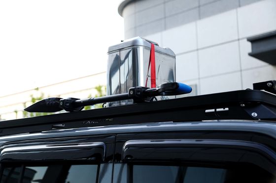 Black 4X4 Aluminum Alloy Low Profile Luggage Tank 300 Accessories Roof Rail Rack for GWM
