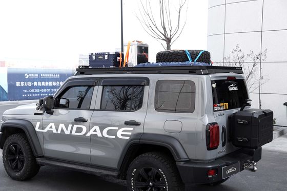 Black 4X4 Aluminum Alloy Low Profile Luggage Tank 300 Accessories Roof Rail Rack for GWM
