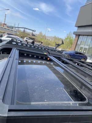 SUS304 Backbone Mounting Universal Car Roof Carrier for Toyota LC300 Top Roof Platform