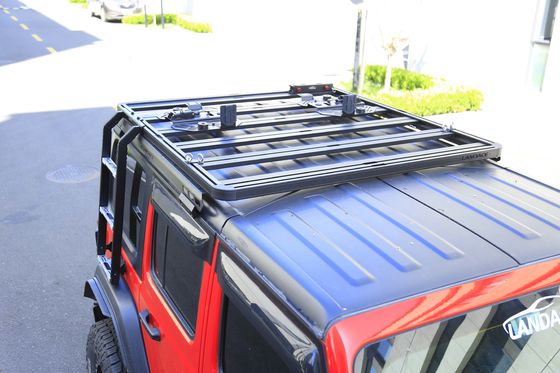 Off Road Auto Parts Steel Black Powder Coated Side Ladder for WranglerJK from Landace