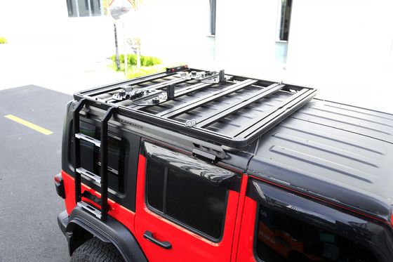 Off Road Auto Parts Steel Black Powder Coated Side Ladder for WranglerJK from Landace