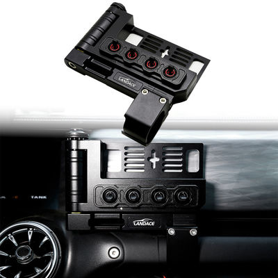 Fashion Design Style Aluminum Alloy Wireless Switch Panel Controller Bracket 20.8*20*5.8mm