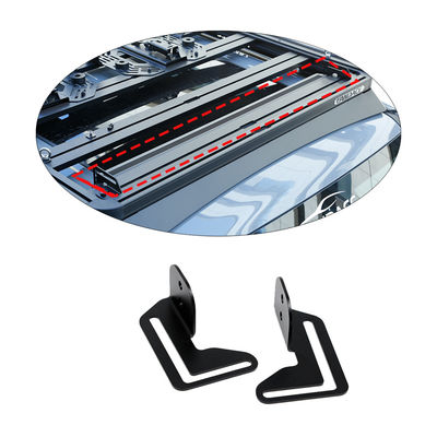 Powder Coated Universal Light Bar Brackets Alu Alloy Roof Rack Light Brackets