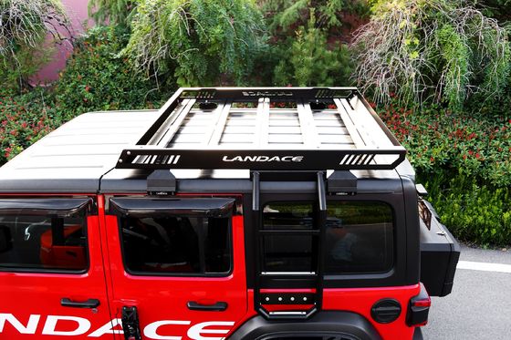 Top- AL6063 SS304 4X4 Aluminum Alloy Top Roof Rack Cargo Carrier for Jeep Wrangler JL