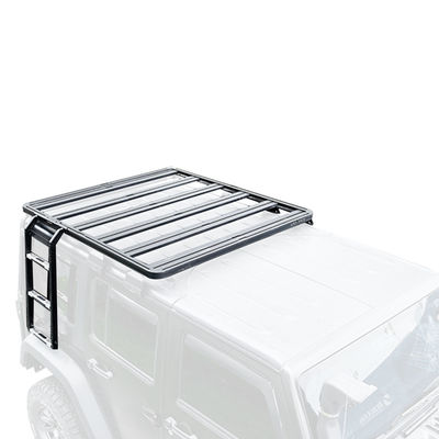 Black Aluminum Alloy Roof Rack Crossbar Platform for 2023 4x4 Wrangler JK Expand Your Storage Space