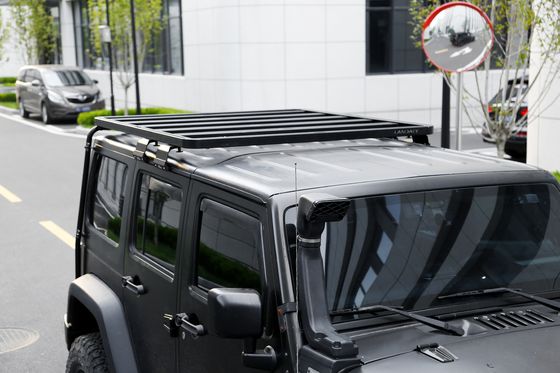 Black Aluminum Alloy Roof Rack Crossbar Platform for 2023 4x4 Wrangler JK Expand Your Storage Space