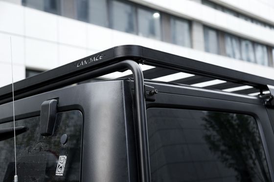Black Aluminum Alloy Roof Rack Crossbar Platform for 2023 4x4 Wrangler JK Expand Your Storage Space
