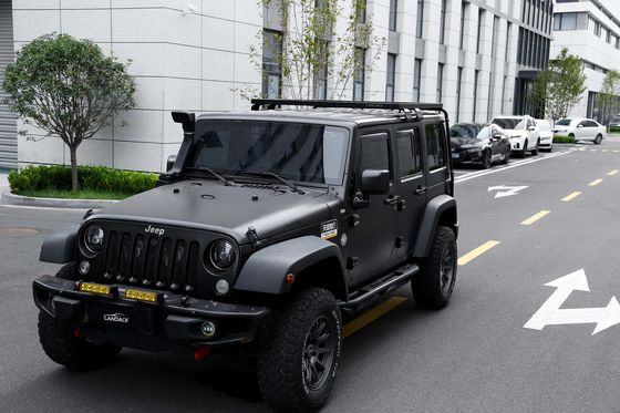 200kg Loading Capacity Custom Steel Aluminum Black Roof Rack for Jeep Wrangler JK High-