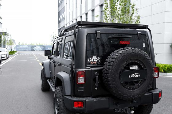 200kg Loading Capacity Custom Steel Aluminum Black Roof Rack for Jeep Wrangler JK High-