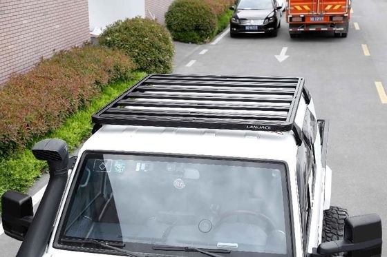 Installation Rain Gutter Mount Off Road 4X4 Land Cruiser LC79 Roof Rack for Toyota