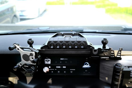 4x4 Vehicle Accessories 12V 6 Gang Switch Panel with Magnetic Attraction Installation