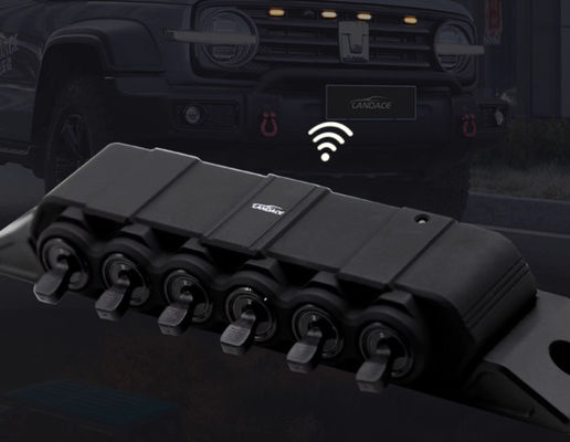 Universal Car Aluminum Alloy 6 Gang On-Off Control Switch Panel for Wide Application