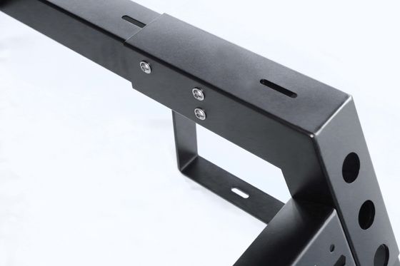 Ford Ranger Jeep Tacoma Tundra Hilux Truck Bed Rack with Adjustable and Silver Design