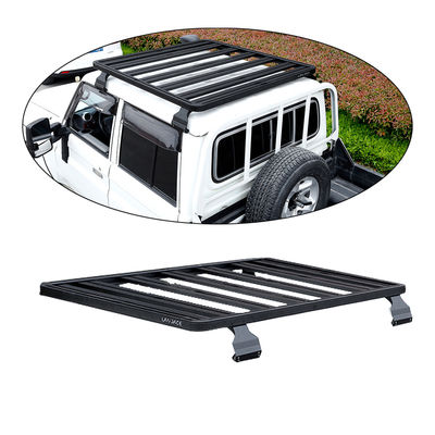 Process Laser Cutting Black Universal Roof Rack for LC76 Durable and Sturdy