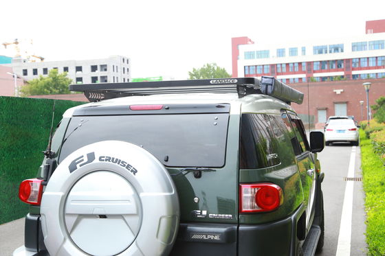 189x122x30 E-coat Powder Coat Universal Aluminium Alloy Roof Rack for Off Road Vehicle