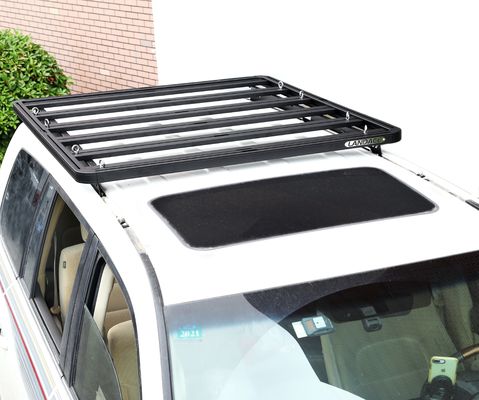 1500*1380*44mm Black Vehicle Parts Aluminum Roof Rack Platform Car Roof Racks for Toyota LC200 Short