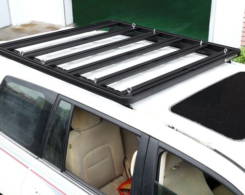 1500*1380*44mm Black Vehicle Parts Aluminum Roof Rack Platform Car Roof Racks for Toyota LC200 Short