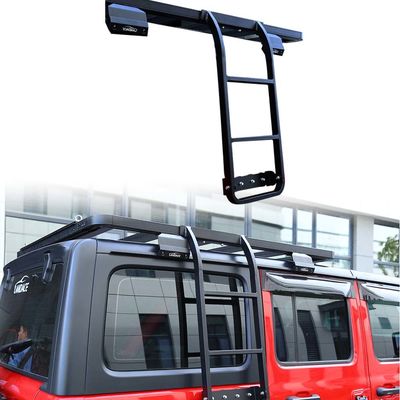 ISO9001/TS16949 Certified Black and Red Side Foot Ladder for 2019-2022 Rubicon Wrangler JL