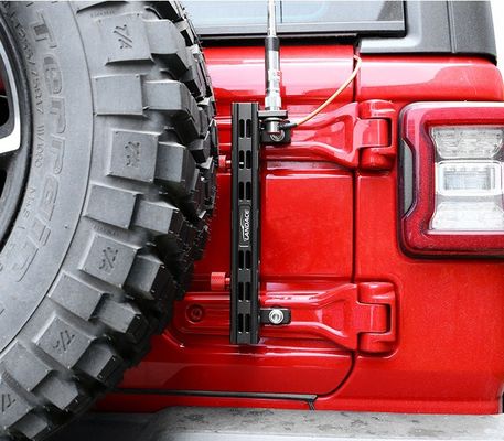 High- Black Aluminum Flagpole Holder Bracket for 4x4 Off Road Auto Parts Jeep Wrangler