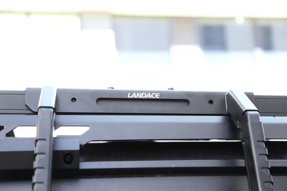 Stainless Steel Roof Rack Extension and Side Ladder for Jeep Wrangler JL Black Finish