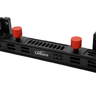 2018-2022 Jeep Wrangler JL Black Red Tangle-Free Telescopic Aluminum Flag Pole System