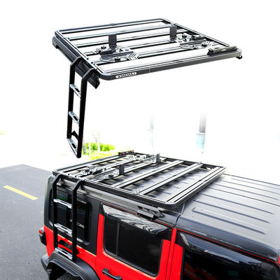 Mechanical Black Car Ladder Racks for WranglerJK WranglerJL JEEP Enhanced Performance