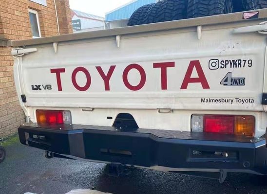TOYOTA TRUCK LC79 Rear Bumper Accessories in Black with Steel Material and Accessories