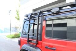 UV Resistant Electrophoresis and Powder Coated Side Ladder for Jeep Wrangler JL JK