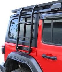 UV Resistant Electrophoresis Powder Coated Car Ladder Roof Rack for Jeep Wrangler JL JK