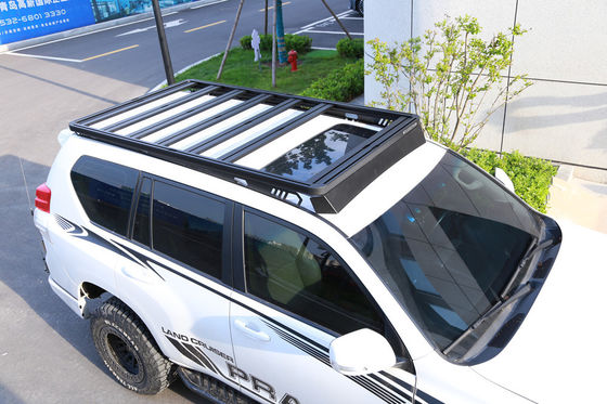 High- Black Powder Coating Aluminum Flat Platform for 4Runner Roof Rack System Design