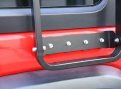Jeep Wrangler JL JK Q235-8 Black 4x4 Vehicle Hight Side Step Ladder Side Wall Retrofit Kit