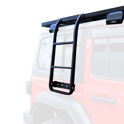 Sports Design Style for Wrangler Unlimited JL Black Side Ladder for 2018-2023 JL JK