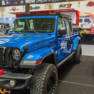 High- Heavy Duty Black Powder Coating Hi-lift Carrier Bed Rack for Jeep Gladiator JT