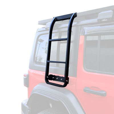 2013-2017 Jeep Wrangler JL JK Black Side Ladder for Easy Roof Rack and Tailgate Access