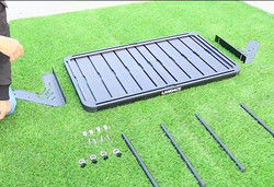 Off Road Aluminium Jeep Wrangler JL Cargo Storage Rack with Table Sleek and Practical