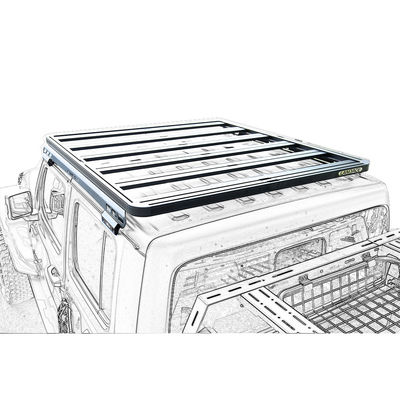 200kg Load Capacity Alloy Rooftop Platform Roof Rack Must-Have for Camping Activities
