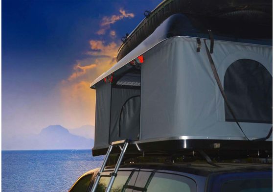 Hard Shell Roof Top Tent with Waterproof Polyester Material and Straight Bracketing