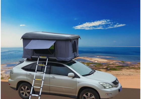 Hard Shell Roof Top Tent with Waterproof Polyester Material and Straight Bracketing