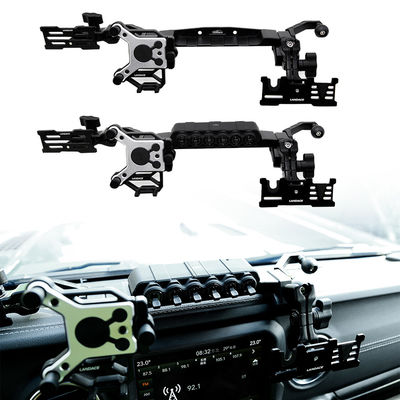 2018-4x4 Vehicle Accessories Aluminum Alloy Center Console Bracket Mobile Phone Holder for Jeep