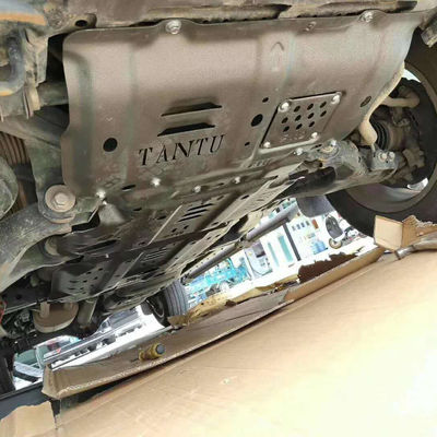Toyota Tundra 5.0mm Chassis Protection Engine Cover Mudflap Skid Plate in Black Paint